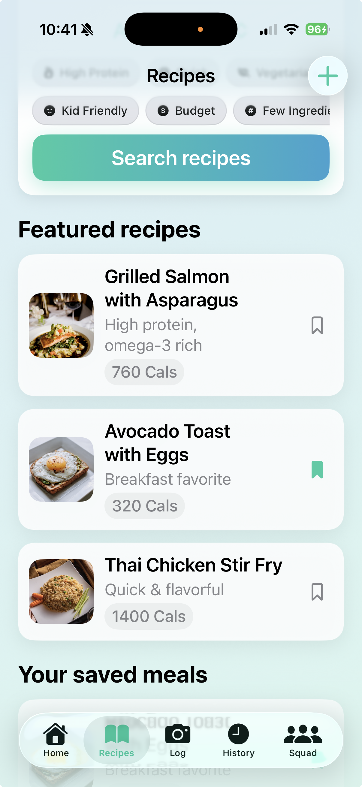 HealthyOne Recipe Discovery